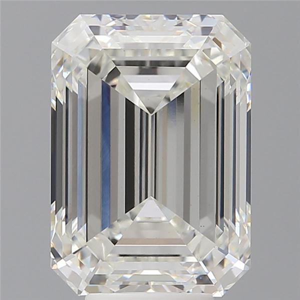 7.55 ct. emerald Lab Grown Diamond front image