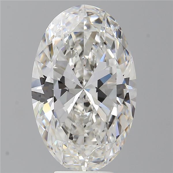 7.08 ct. oval Lab Grown Diamond front image