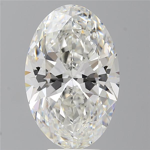 7.08 ct. oval Lab Grown Diamond front image