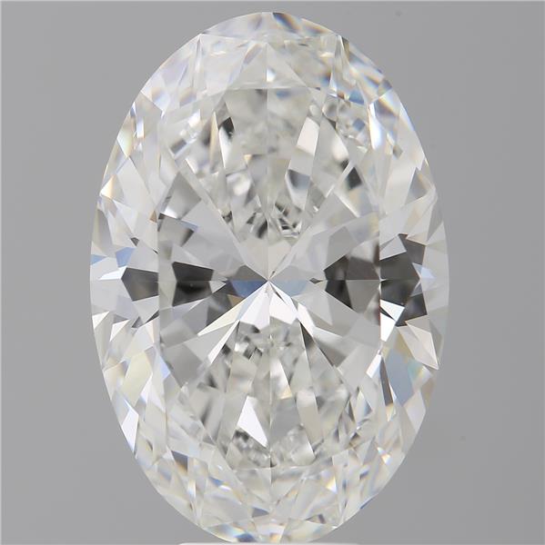 9.52 ct. oval Lab Grown Diamond front image