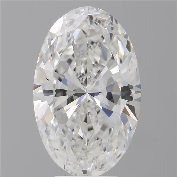 6.02 ct. oval Lab Grown Diamond front image