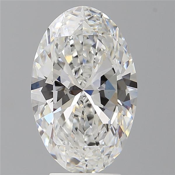 3.99 ct. oval Lab Grown Diamond front image