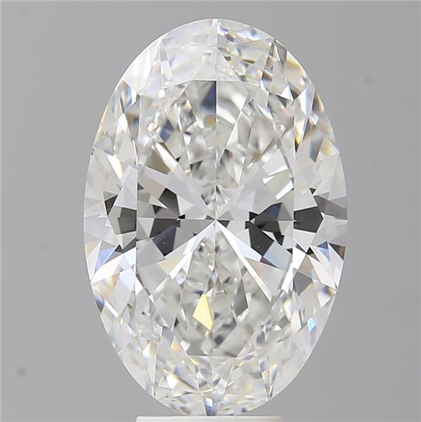 7.04 ct. oval Lab Grown Diamond front image