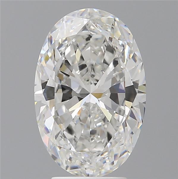 4.10 ct. oval Lab Grown Diamond front image
