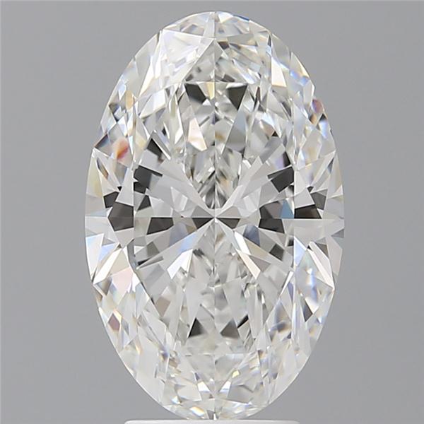 4.10 ct. oval Lab Grown Diamond front image