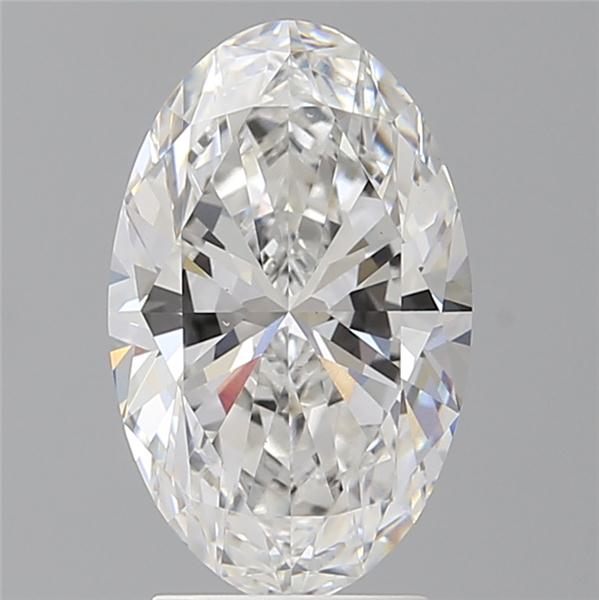 3.03 ct. oval Lab Grown Diamond front image