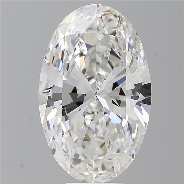 9.59 ct. oval Lab Grown Diamond front image