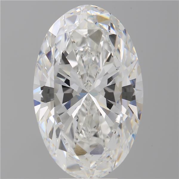 8.06 ct. oval Lab Grown Diamond front image