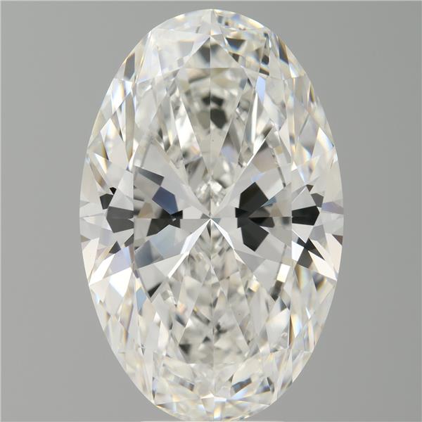 7.60 ct. oval Lab Grown Diamond front image