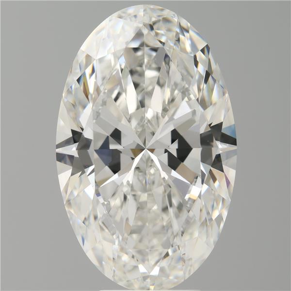 7.06 ct. oval Lab Grown Diamond front image