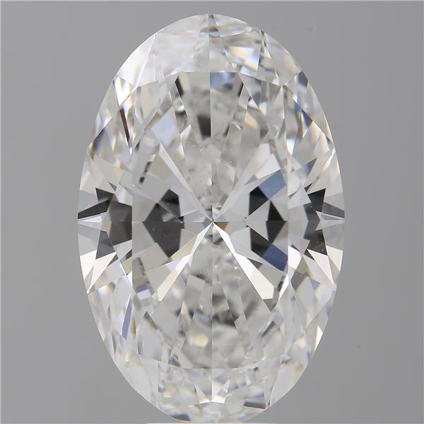 9.10 ct. oval Lab Grown Diamond front image