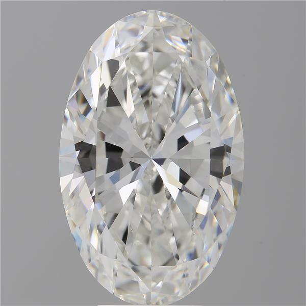 7.09 ct. oval Lab Grown Diamond front image