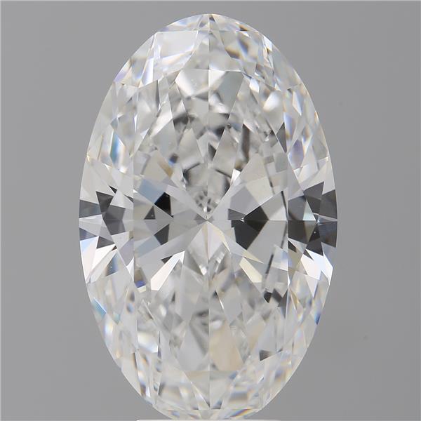 6.54 ct. oval Lab Grown Diamond front image