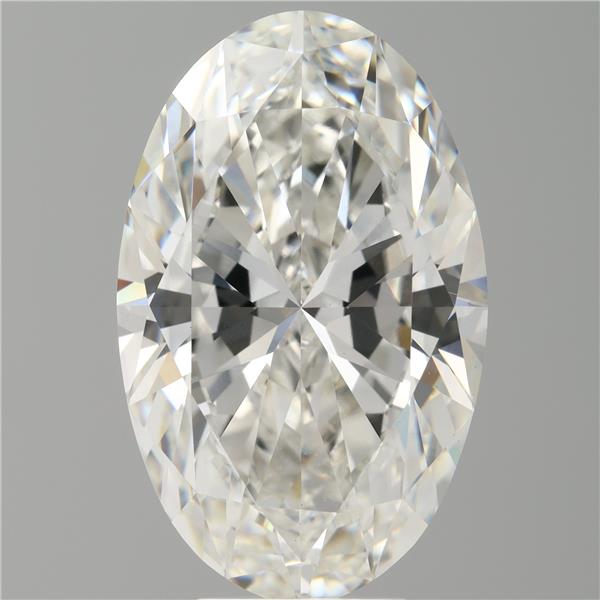 7.03 ct. oval Lab Grown Diamond front image