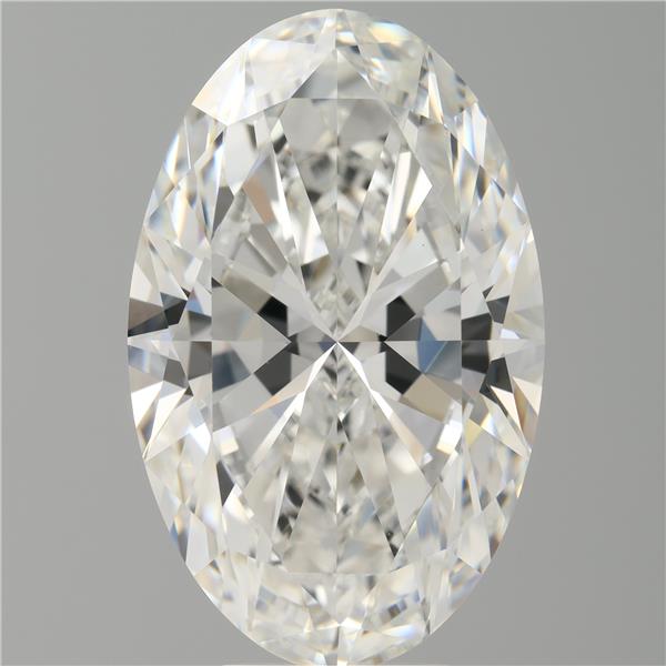 7.55 ct. oval Lab Grown Diamond front image