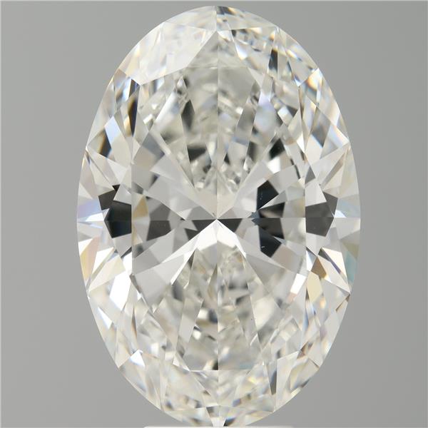 8.09 ct. oval Lab Grown Diamond front image