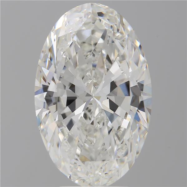6.54 ct. oval Lab Grown Diamond front image