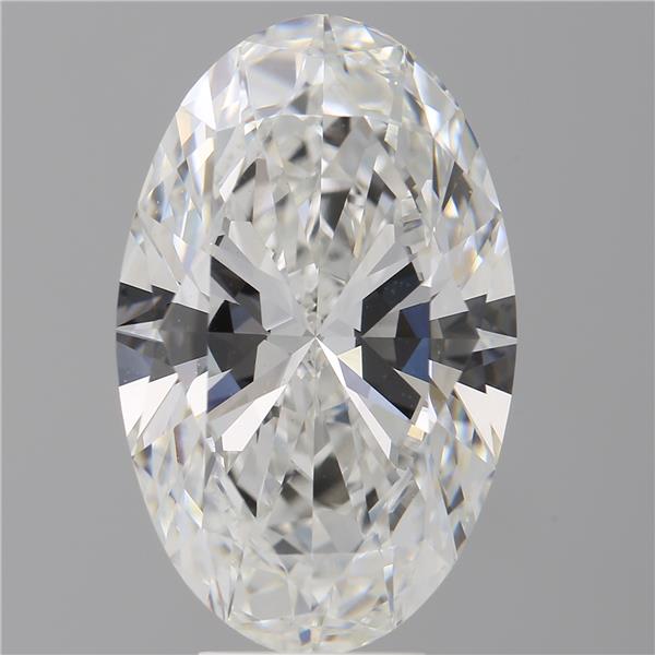 7.05 ct. oval Lab Grown Diamond front image