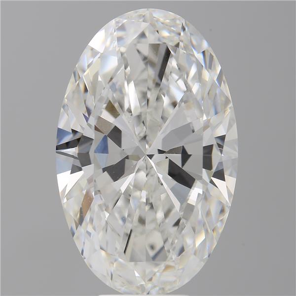 9.60 ct. oval Lab Grown Diamond front image