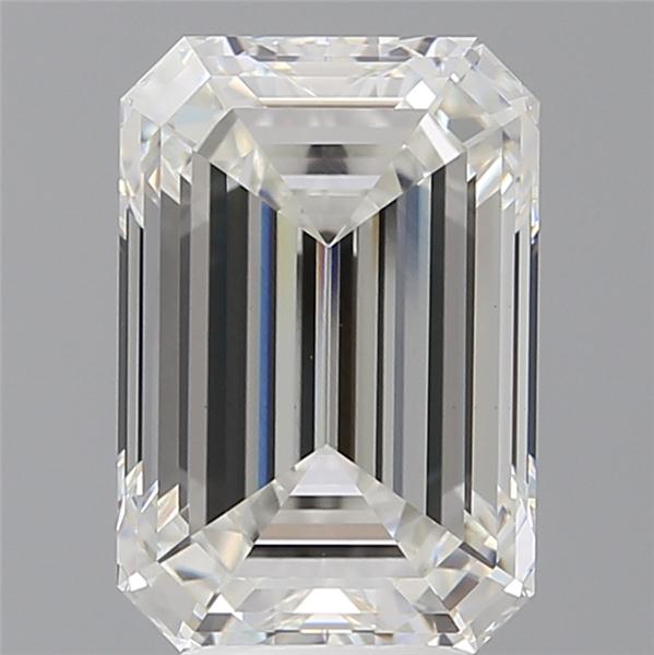 5.04 ct. emerald Lab Grown Diamond front image