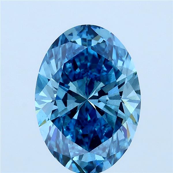 3.10 ct. oval Lab Grown Diamond front image