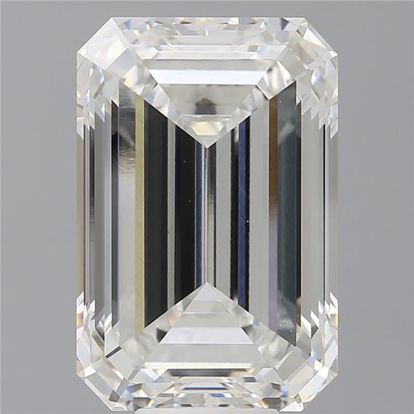 12.58 ct. emerald Lab Grown Diamond front image
