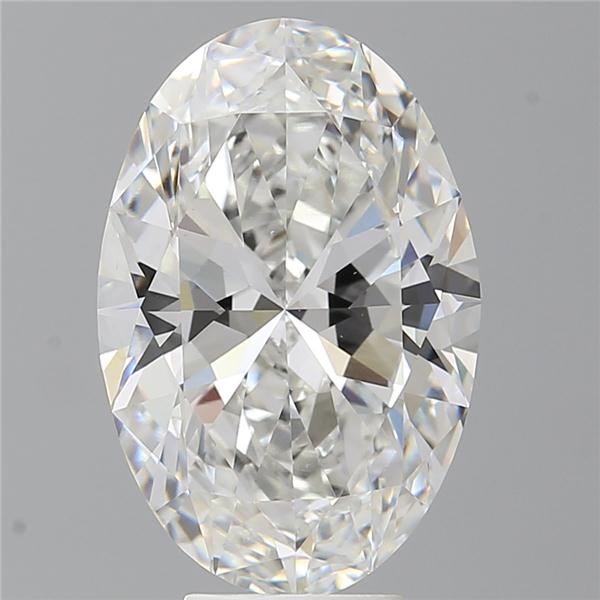 6.57 ct. oval Lab Grown Diamond front image