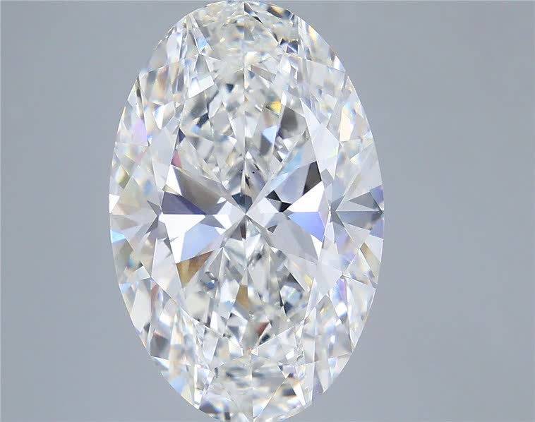 8.03 ct. oval Lab Grown Diamond front image