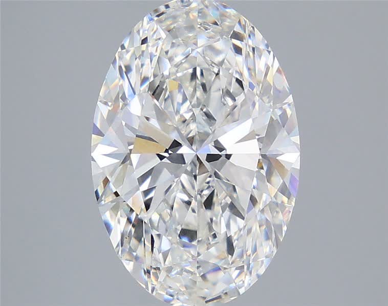 4.05 ct. oval Lab Grown Diamond front image