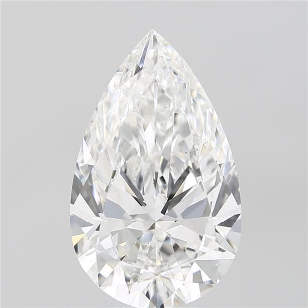 6.06 ct. pear Lab Grown Diamond front image