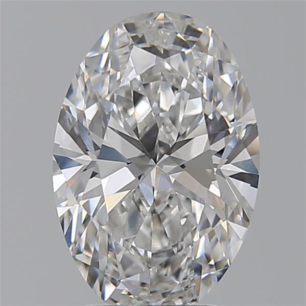 3.02 ct. oval Lab Grown Diamond front image