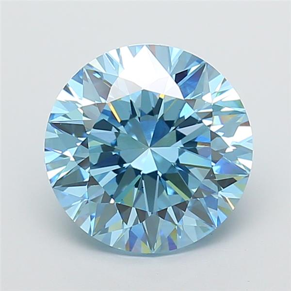 5.01 ct. round Lab Grown Diamond front image