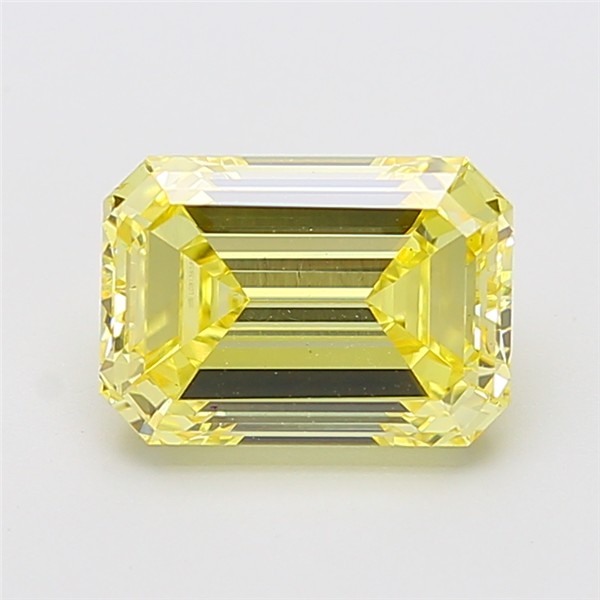 3.80 ct. emerald Lab Grown Diamond front image