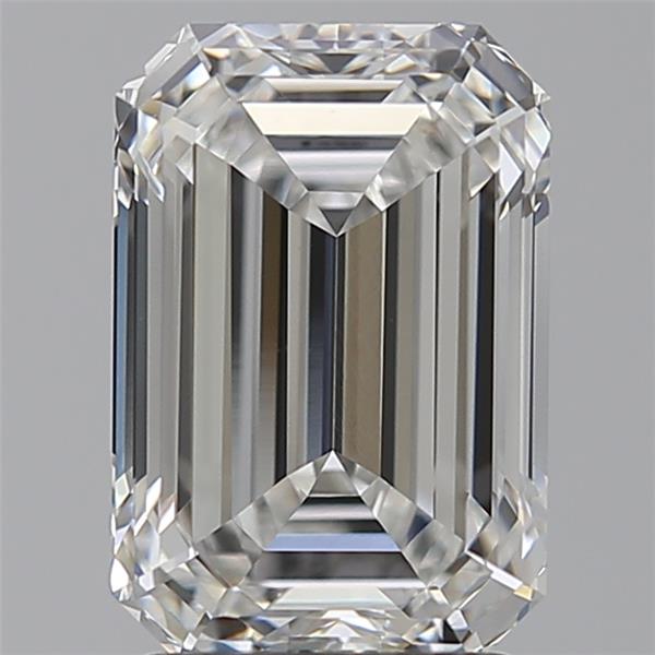 2.54 ct. emerald Lab Grown Diamond front image