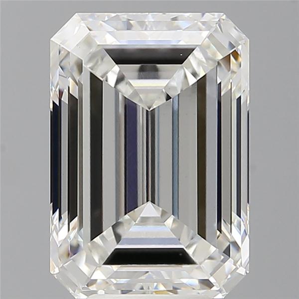 6.51 ct. emerald Lab Grown Diamond front image