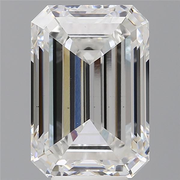 7.51 ct. emerald Lab Grown Diamond front image