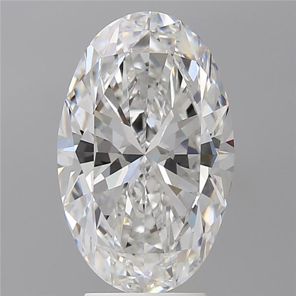 4.10 ct. oval Lab Grown Diamond front image