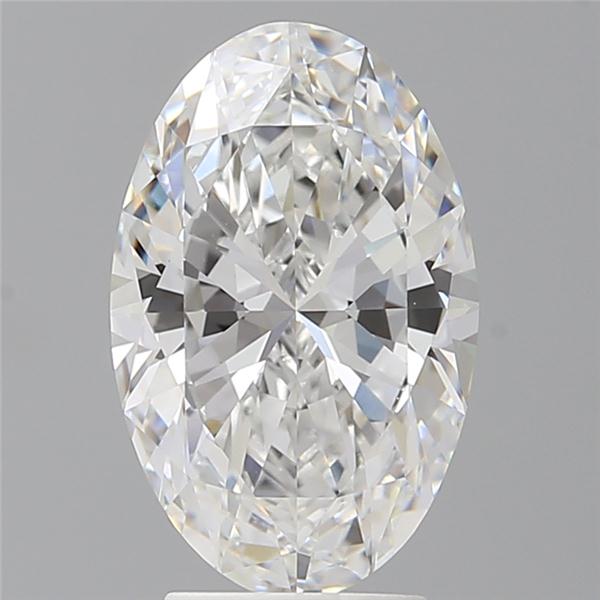 3.57 ct. oval Lab Grown Diamond front image
