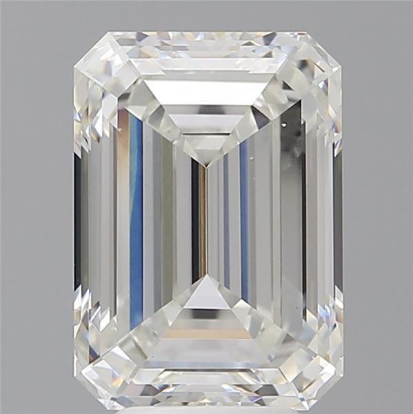 5.51 ct. emerald Lab Grown Diamond front image