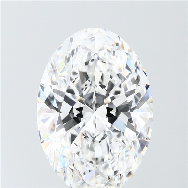 6.04 ct. oval Lab Grown Diamond front image