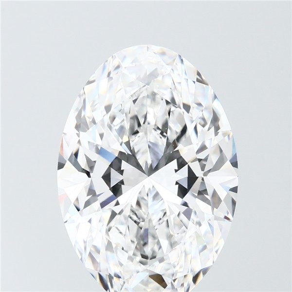 6.08 ct. oval Lab Grown Diamond front image