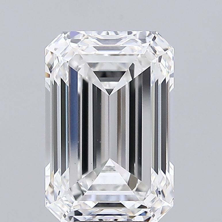 6.23 ct. emerald Lab Grown Diamond front image