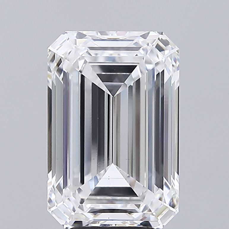 6.30 ct. emerald Lab Grown Diamond front image