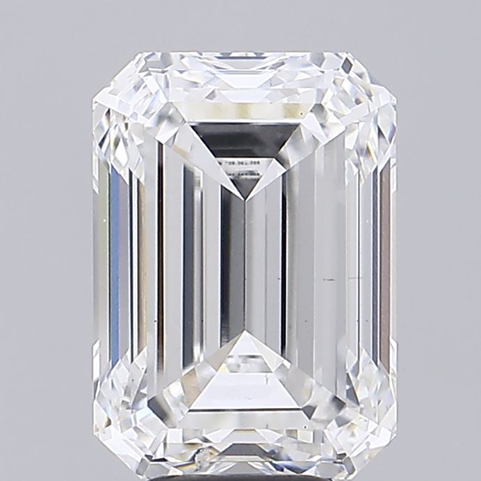 7.01 ct. emerald Lab Grown Diamond front image