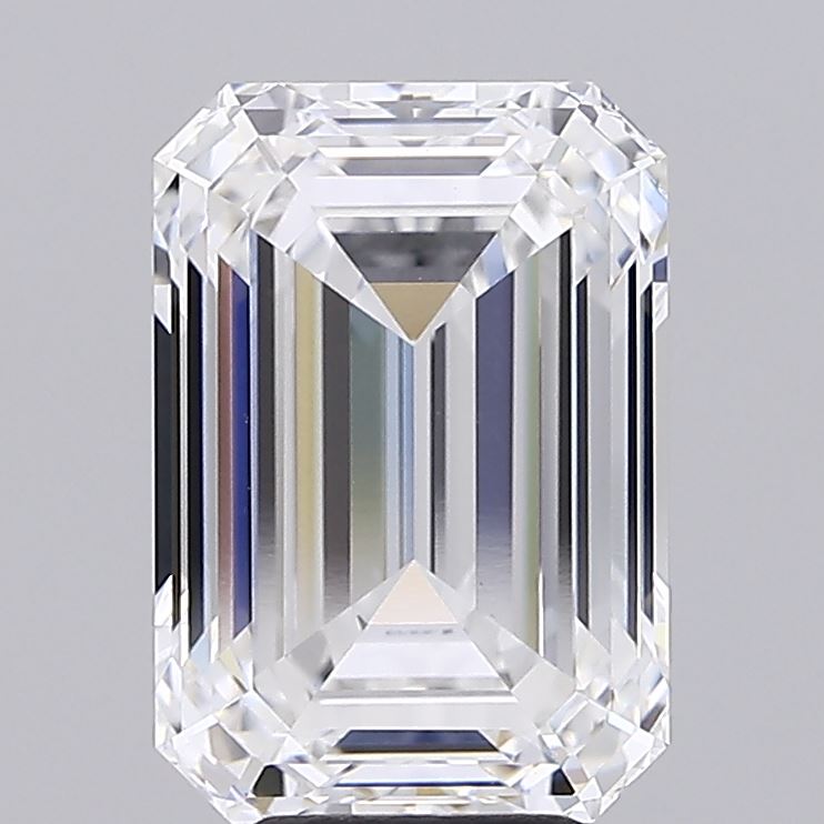 6.09 ct. emerald Lab Grown Diamond front image