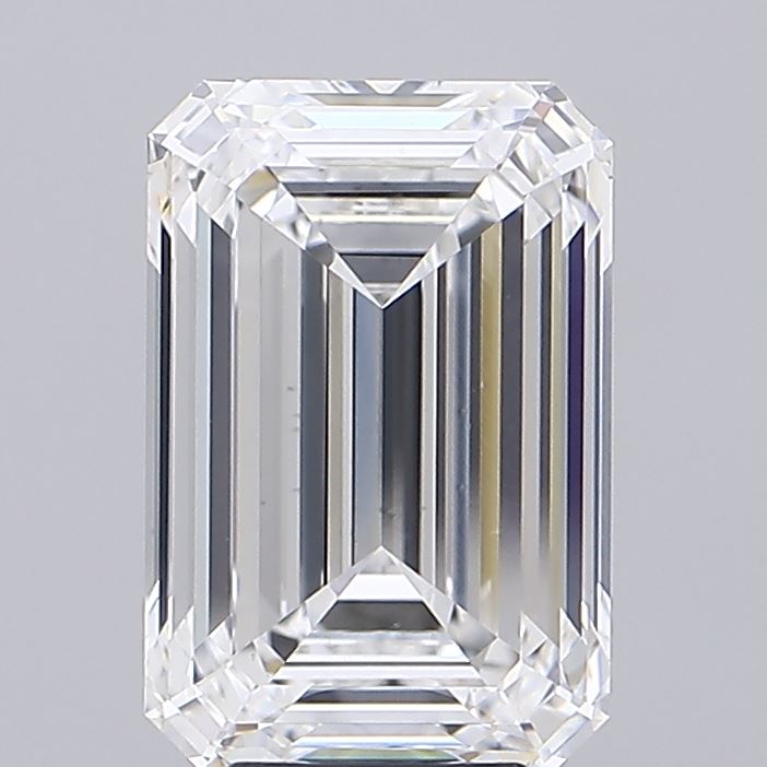 7.03 ct. emerald Lab Grown Diamond front image