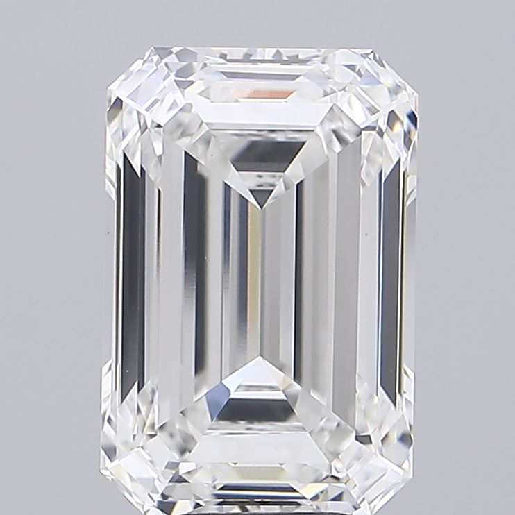 7.08 ct. emerald Lab Grown Diamond front image