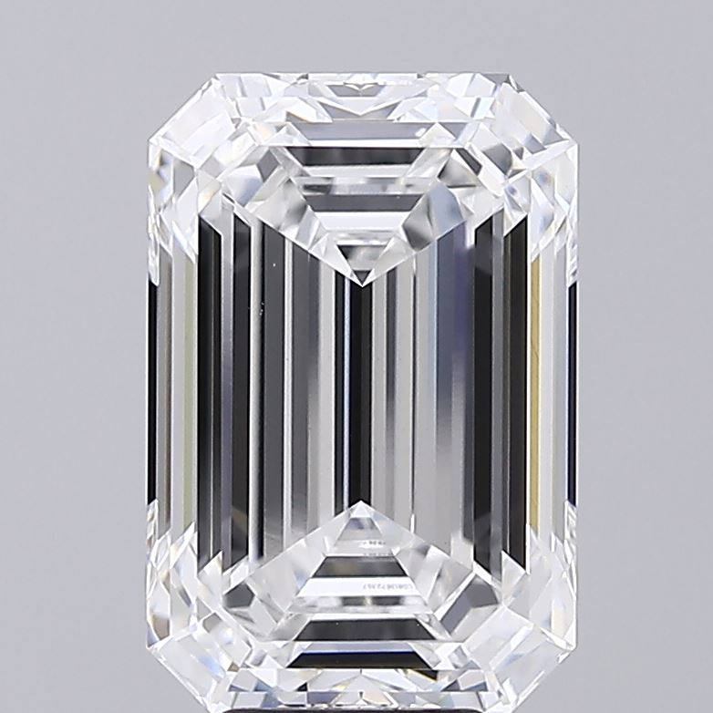 7.02 ct. emerald Lab Grown Diamond front image