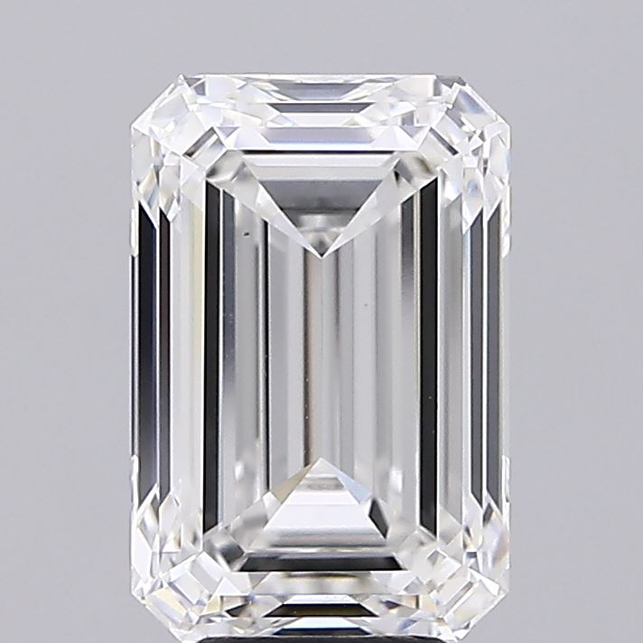 6.04 ct. emerald Lab Grown Diamond front image