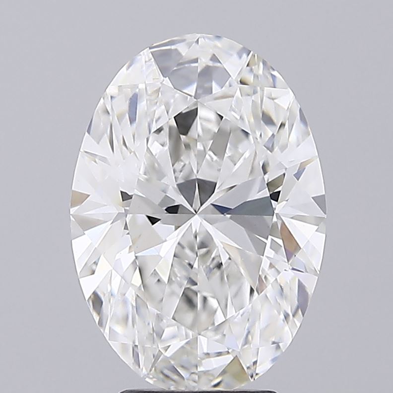 4.07 ct. oval Lab Grown Diamond front image